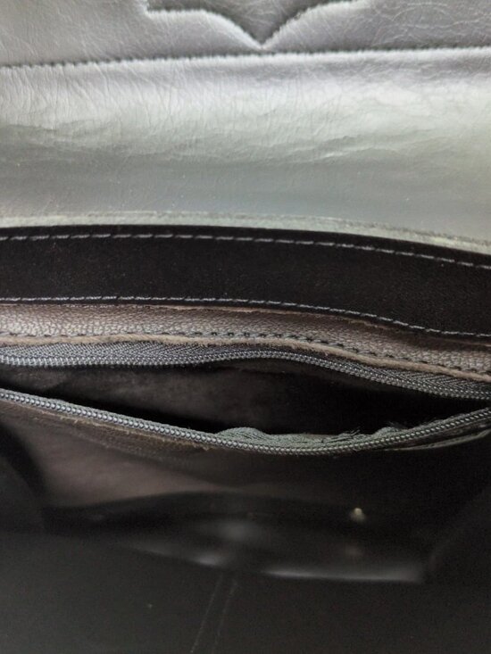 VTG Harley Davidson Heavy Bullhide Pebbled Leather Backpack Bag Motorcycle Biker main image 12